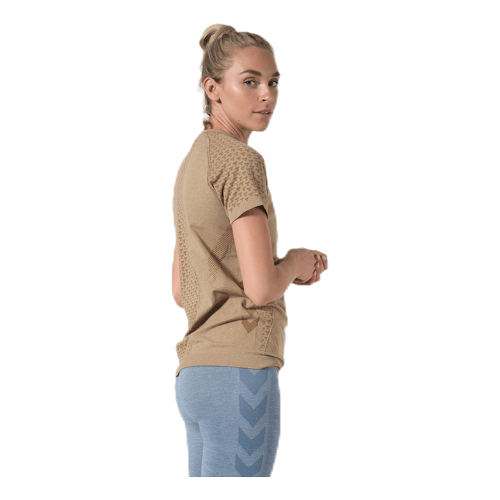 CI Seamless SS T-Shirt Brown