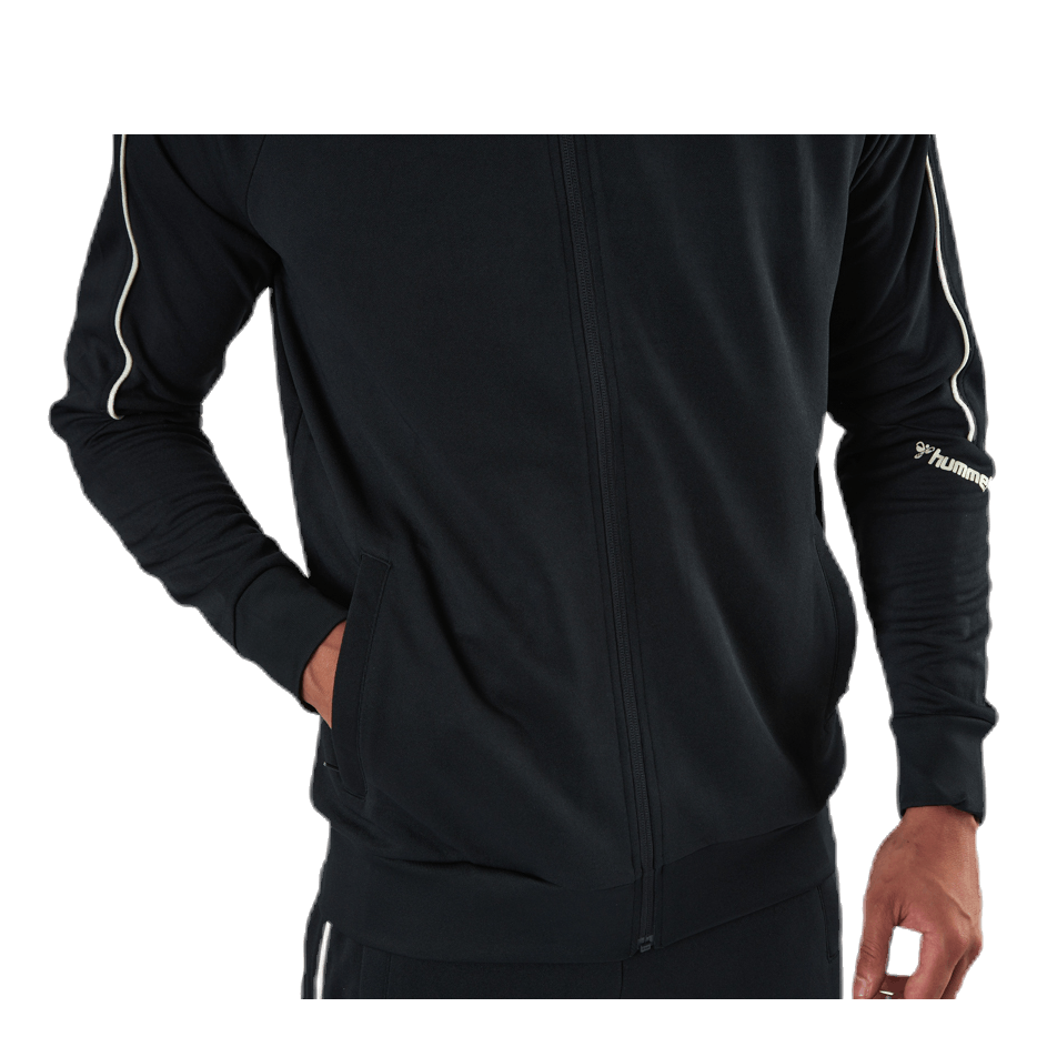 Amos Zip Jacket Black