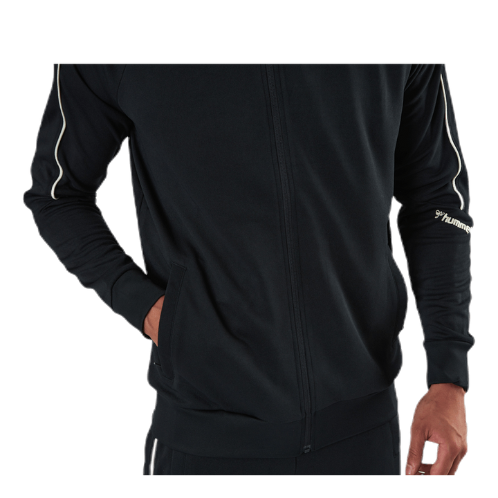 Amos Zip Jacket Black