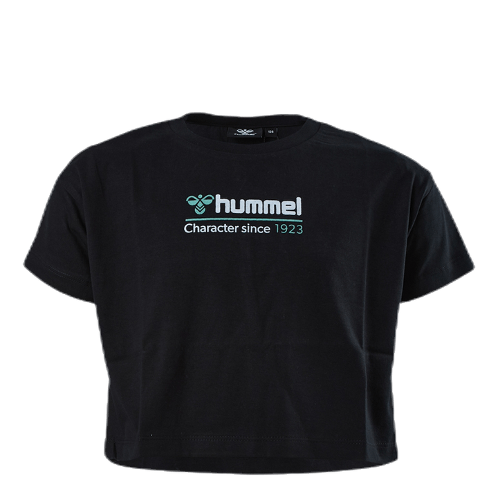 Junior Clare Cropped T-Shirt Black