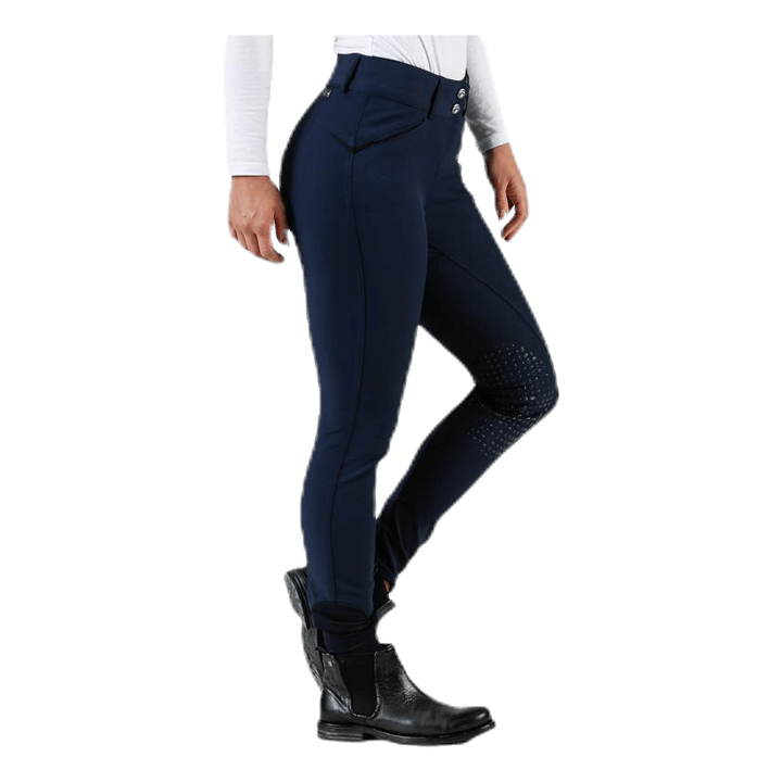 Elina Riding Pants Knee Silicon Blue