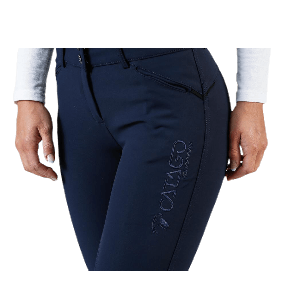 Elina Riding Pants Knee Silicon Blue