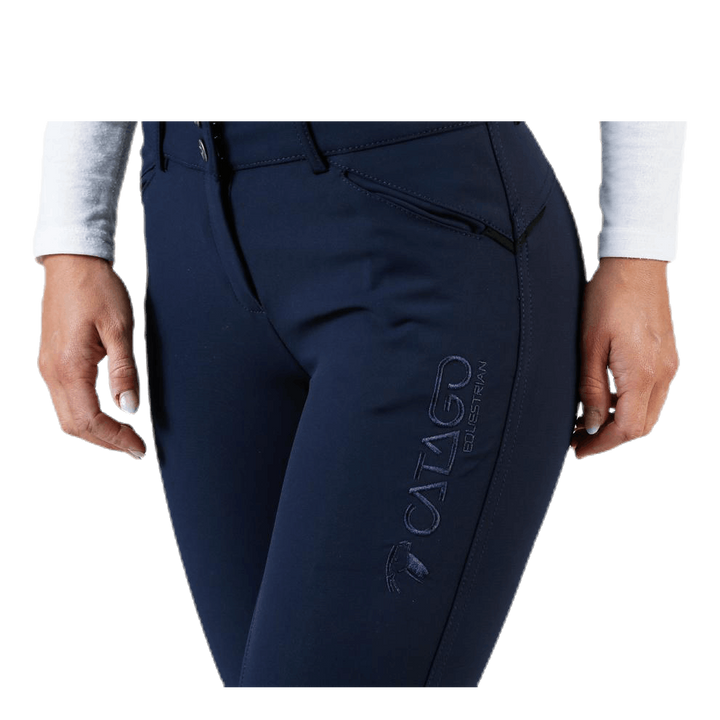 Elina Riding Pants Knee Silicon Blue