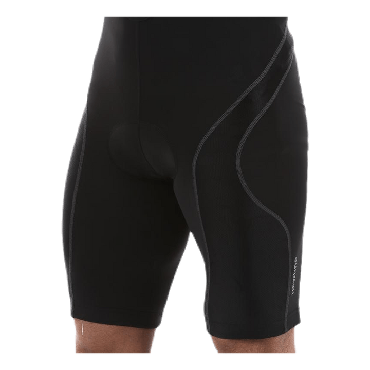 8 Panels Proof Short Bib Black