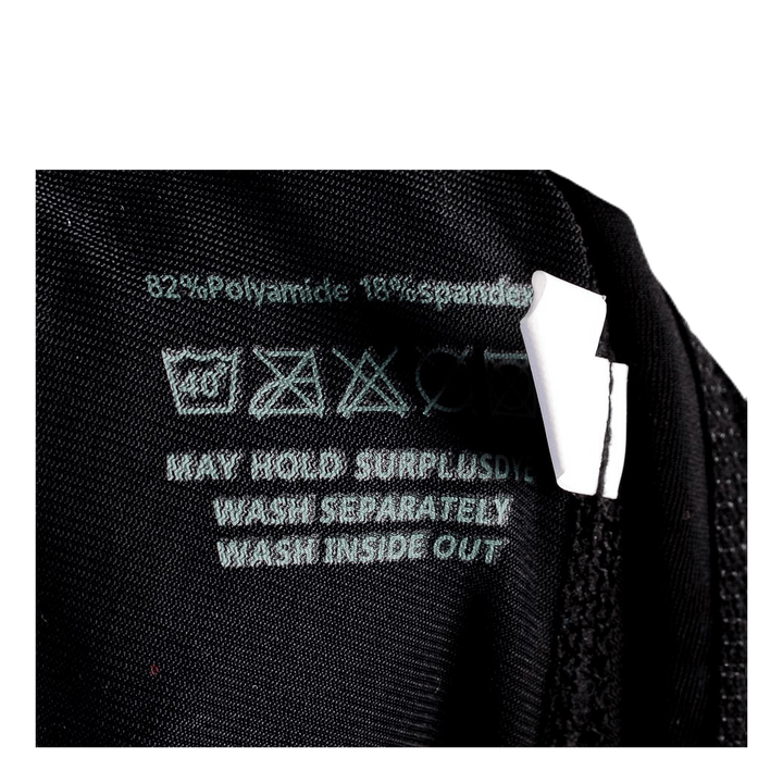 8 Panels Proof Short Bib Black