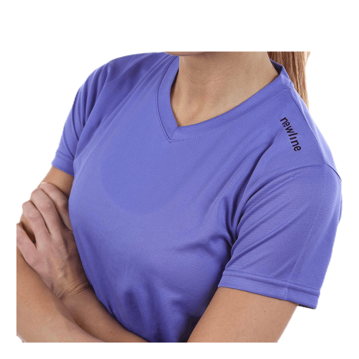 W Base Cool T-Shirt Purple