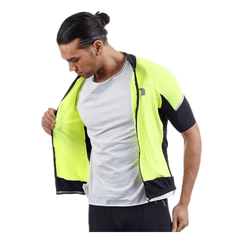 Bike Stretch Jersey Black/Yellow