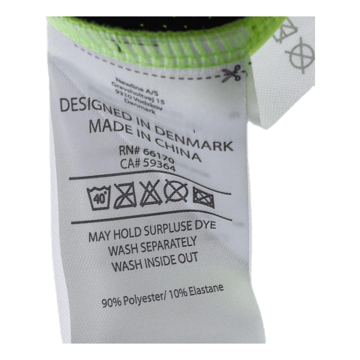 Bike Stretch Jersey Black/Yellow