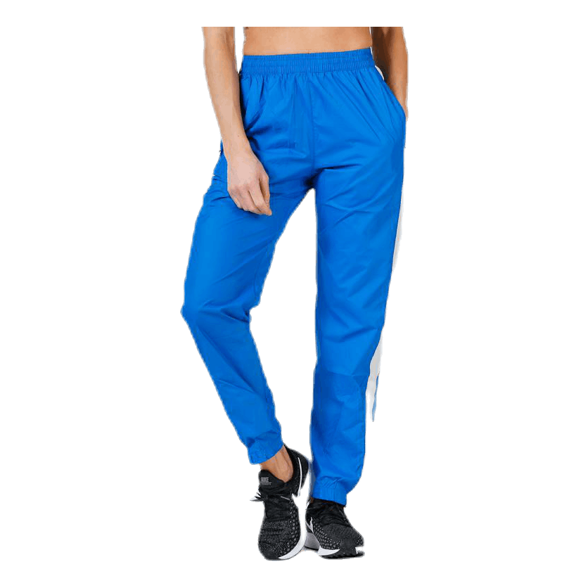 Blue and black track pants sales