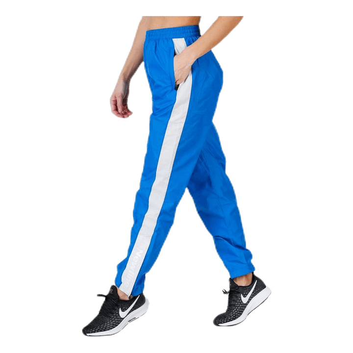 Black Track Cross Pants Blue