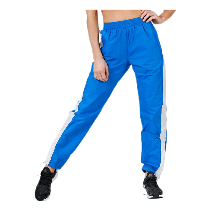 Black Track Cross Pants Blue