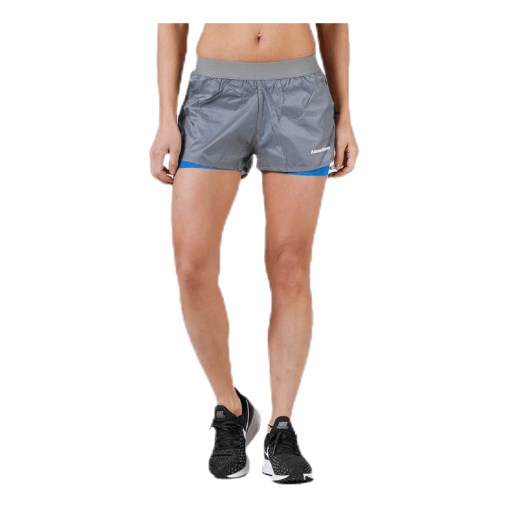 Black 2-Lay Shorts Grey