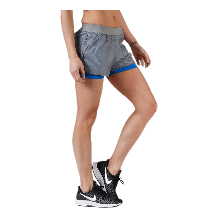 Black 2-Lay Shorts Grey