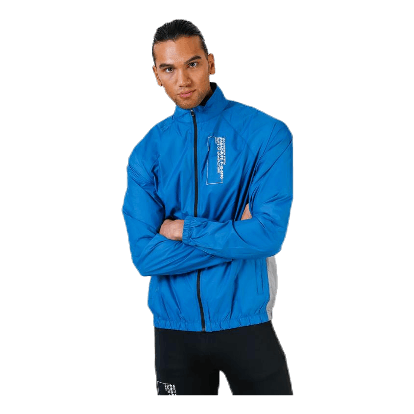 Black Track Jacket Blue