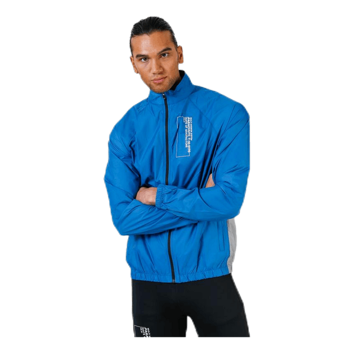 Black Track Jacket Blue