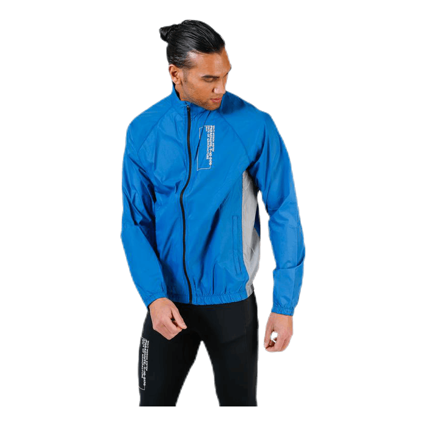 Black Track Jacket Blue