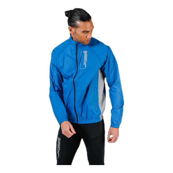 Black Track Jacket Blue