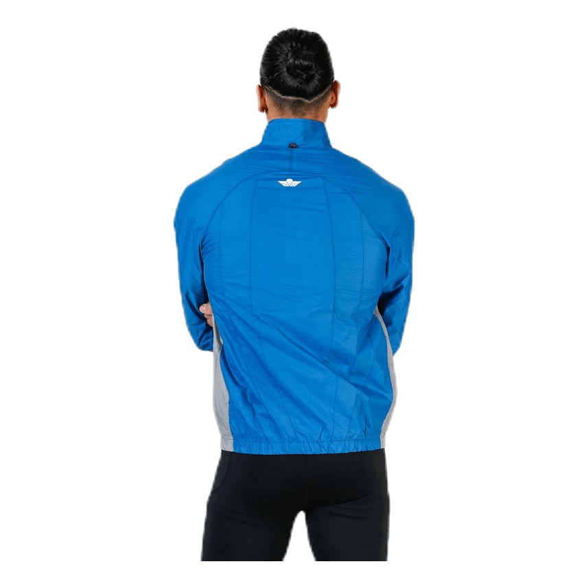 Black Track Jacket Blue