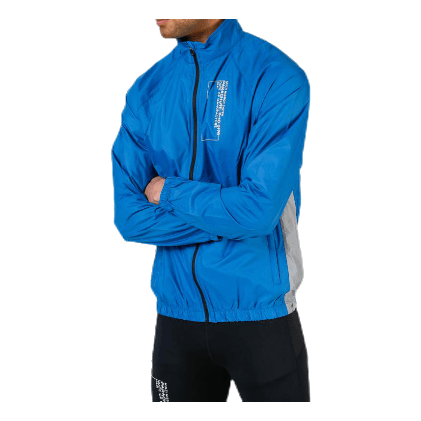 Black Track Jacket Blue