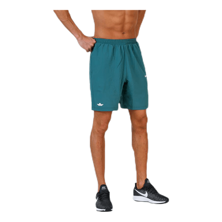 Black Baggy Shorts Green
