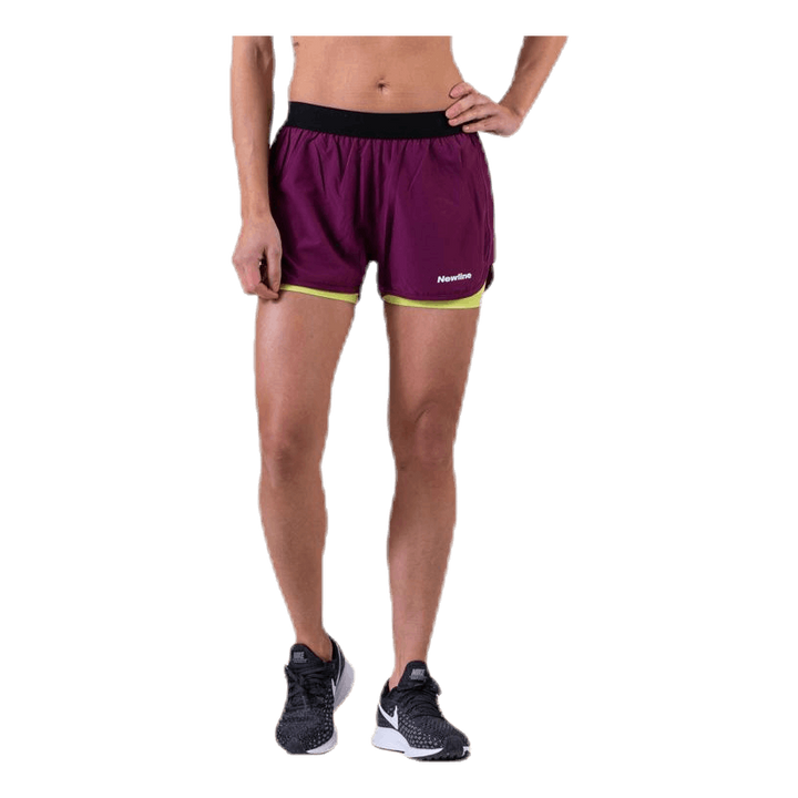 2-Lay Shorts Purple/Green