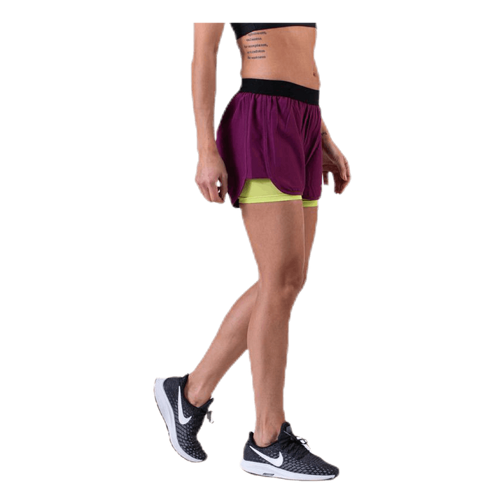 2-Lay Shorts Purple/Green