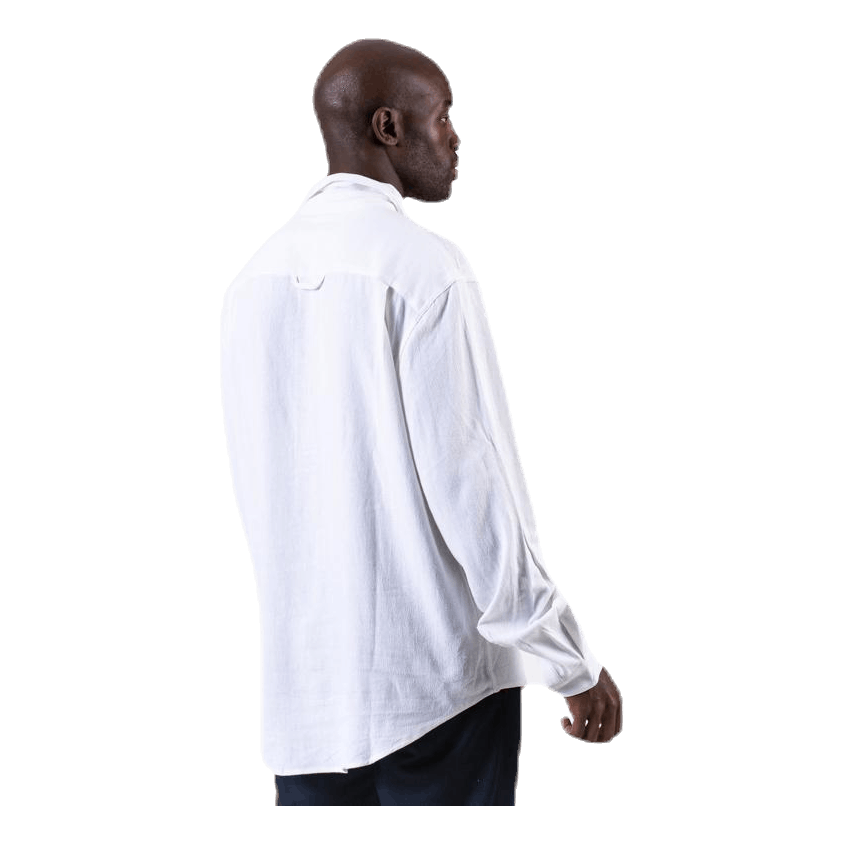 Pop Over Shirt White