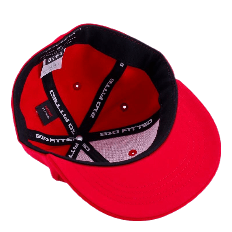 No. Ten Flexfit 210 Cap Junior Red