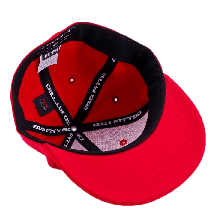 No. Ten Flexfit 210 Cap Junior Red