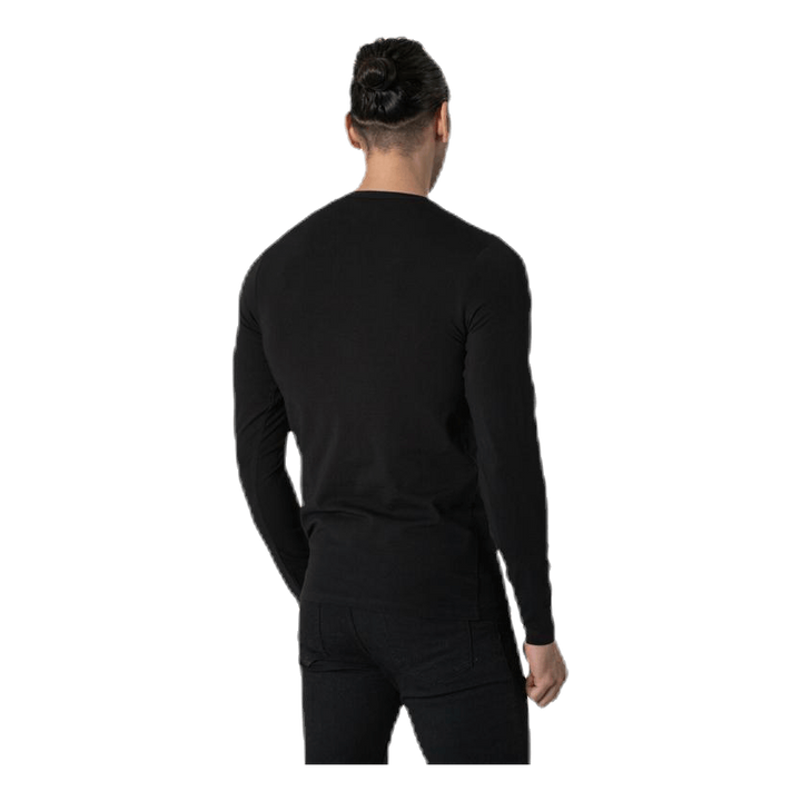 Basic O-Neck Tee L/S Black
