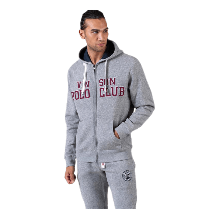 Kent Sweatshirt Zip Grey