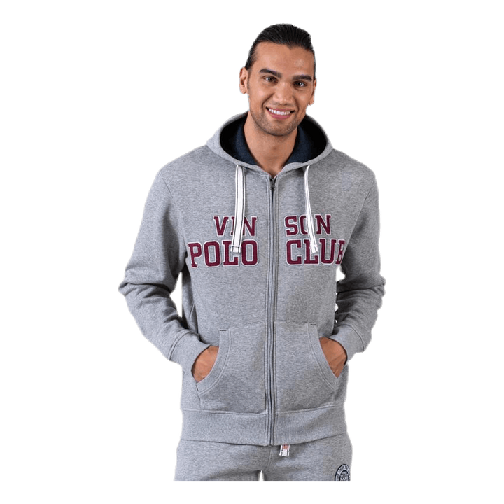 Kent Sweatshirt Zip Grey