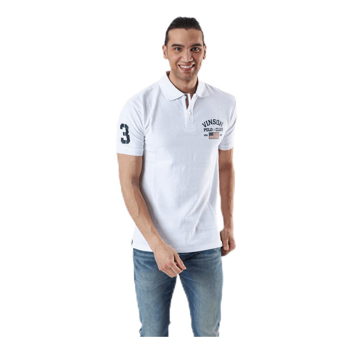 Leslie Pique Shirt White