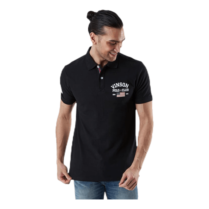 Leslie Pique Shirt Black