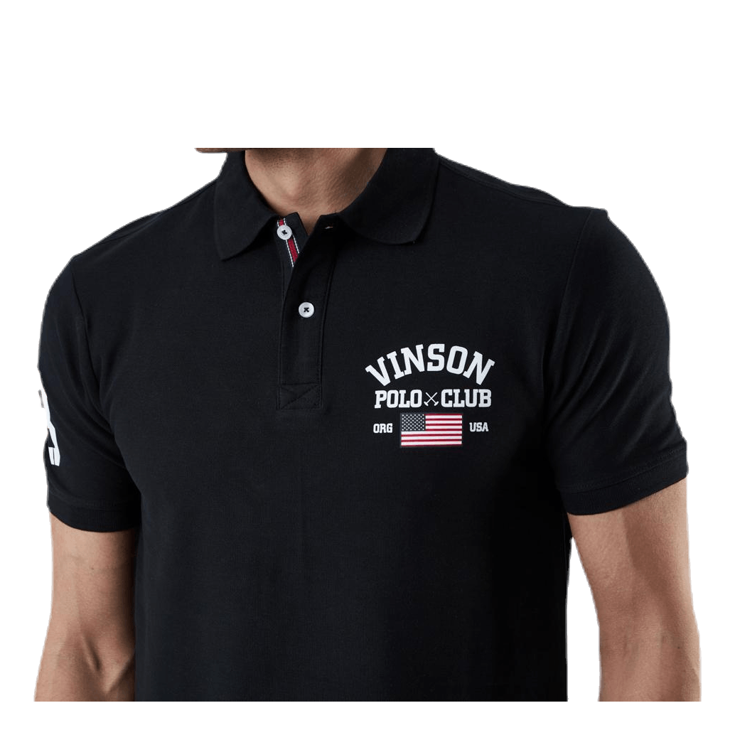 Leslie Pique Shirt Black