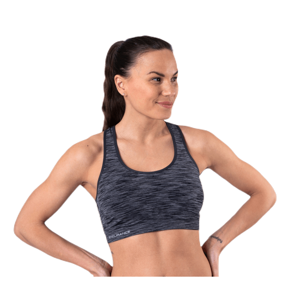 Civita Melange Seamless Sports Bra Black