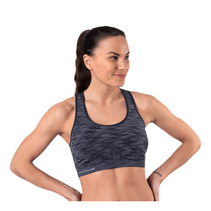 Civita Melange Seamless Sports Bra Black