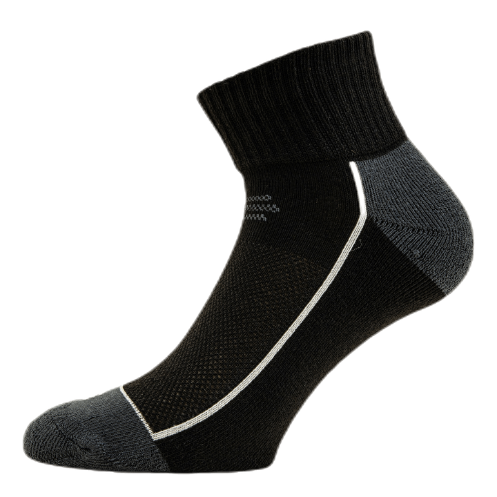 Avery Quarter Socks 3-pack Black
