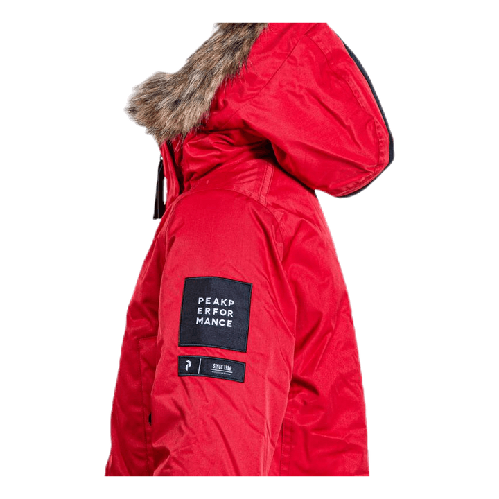 Junior Local Parka Red