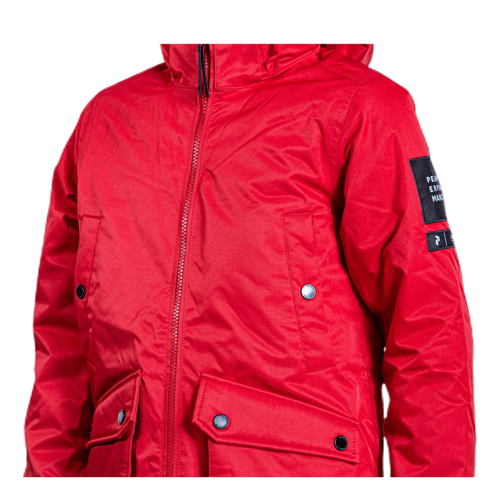 Junior Local Parka Red