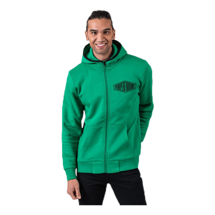 Comfy Zip Hood Green