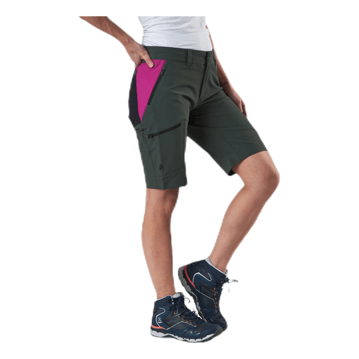 Light SS Carbon Shorts Pink/Green