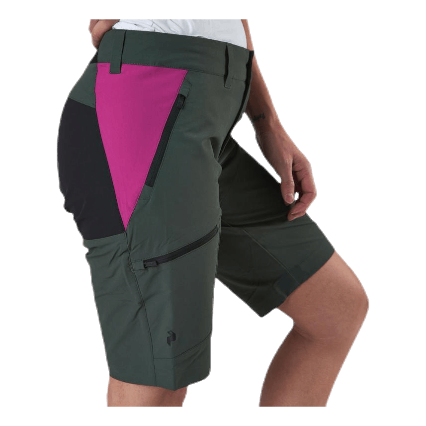 Light SS Carbon Shorts Pink/Green