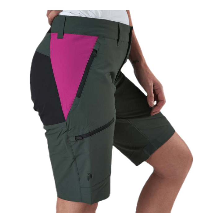 Light SS Carbon Shorts Pink/Green