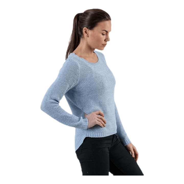 Geena Xo L/S Pullover Knt Blue