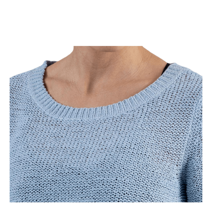 Geena Xo L/S Pullover Knt Blue