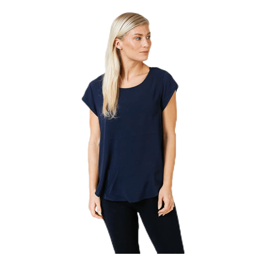 Vic S/S Solid Top Blue