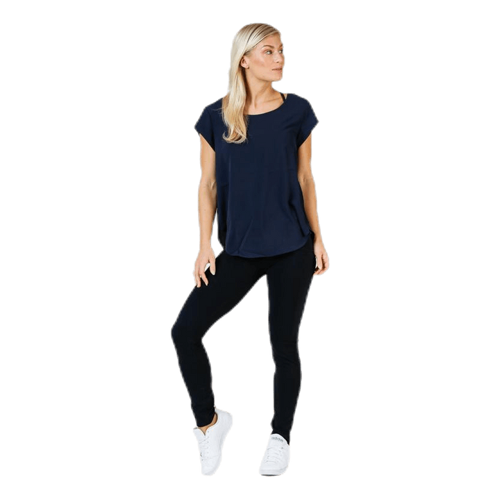 Vic S/S Solid Top Blue