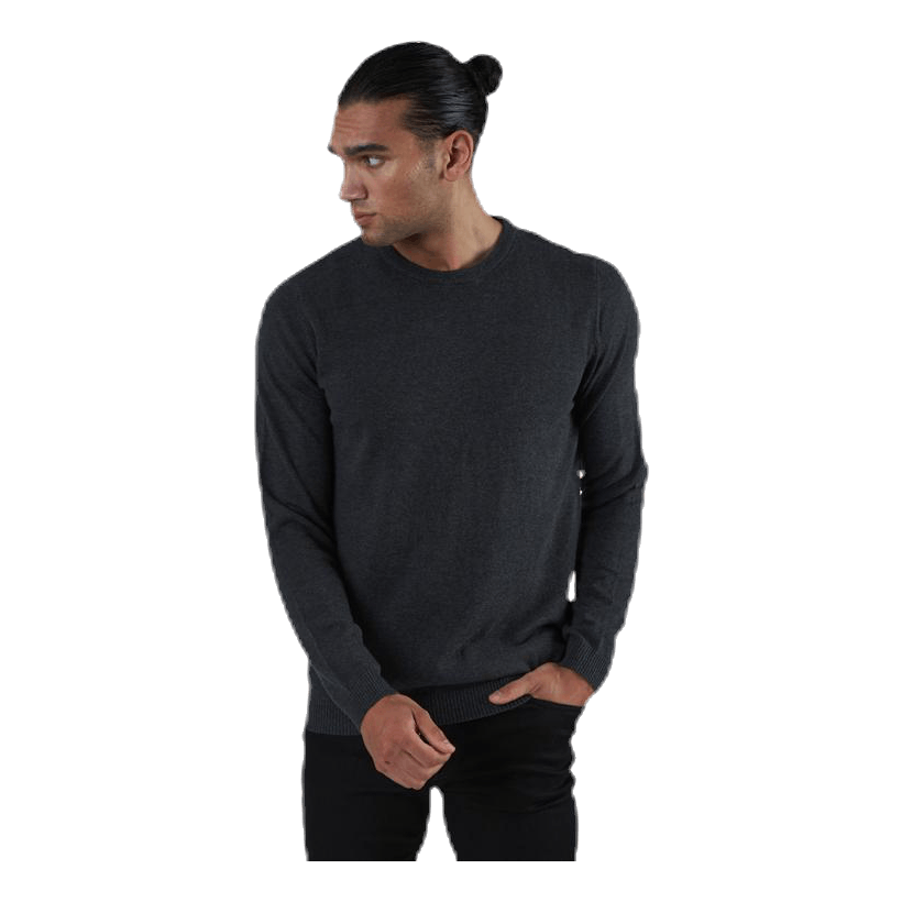 Basic Knit Crew Neck Grey