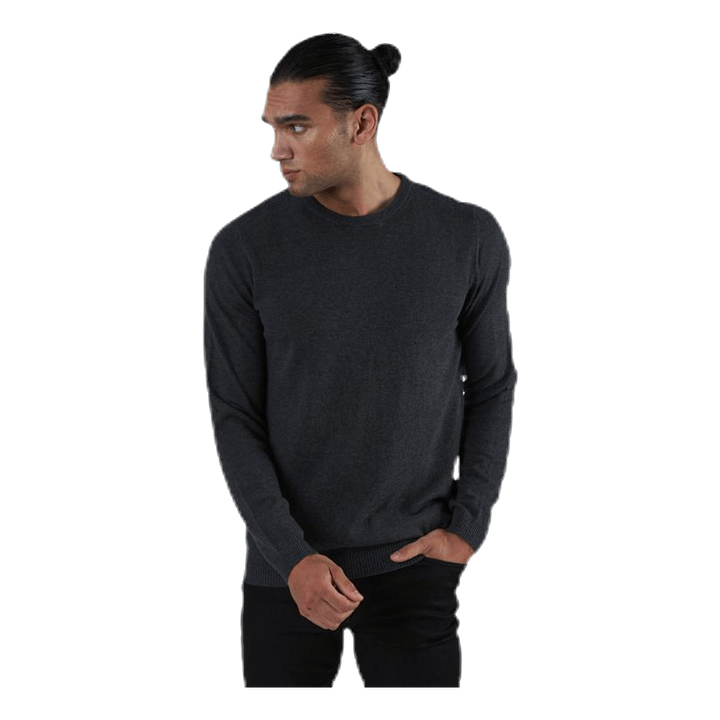 Basic Knit Crew Neck Grey